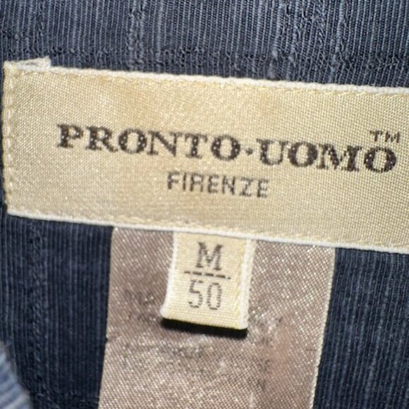 Pronto Uomo Firenze Made in Italy Casual Button Down Men's Shirt - Picture 4 of 4